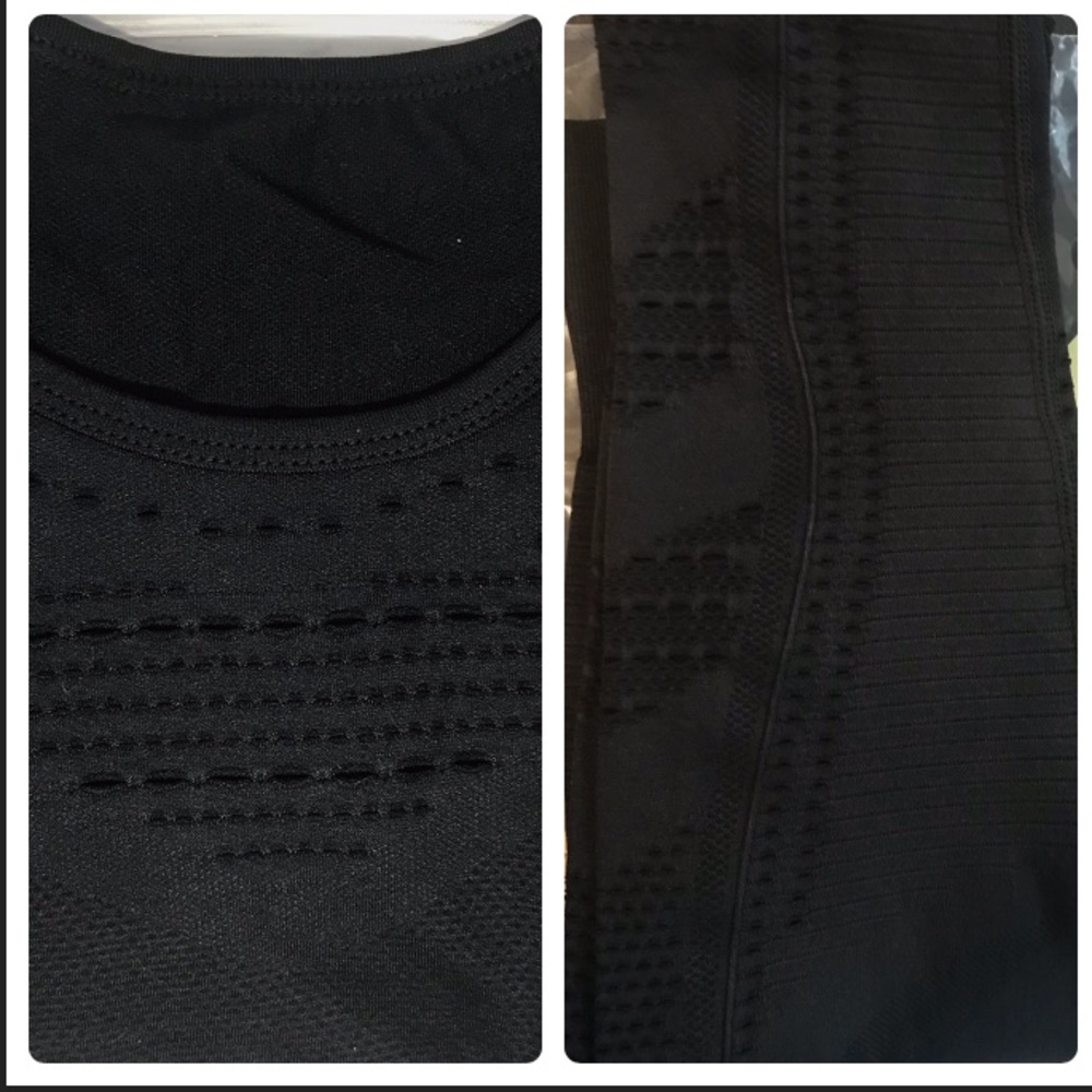 NWT 🌸 Seamless Black Workout Yoga Set - Picture 8 of 8